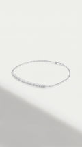 Thin Semi Bangle Bracelet