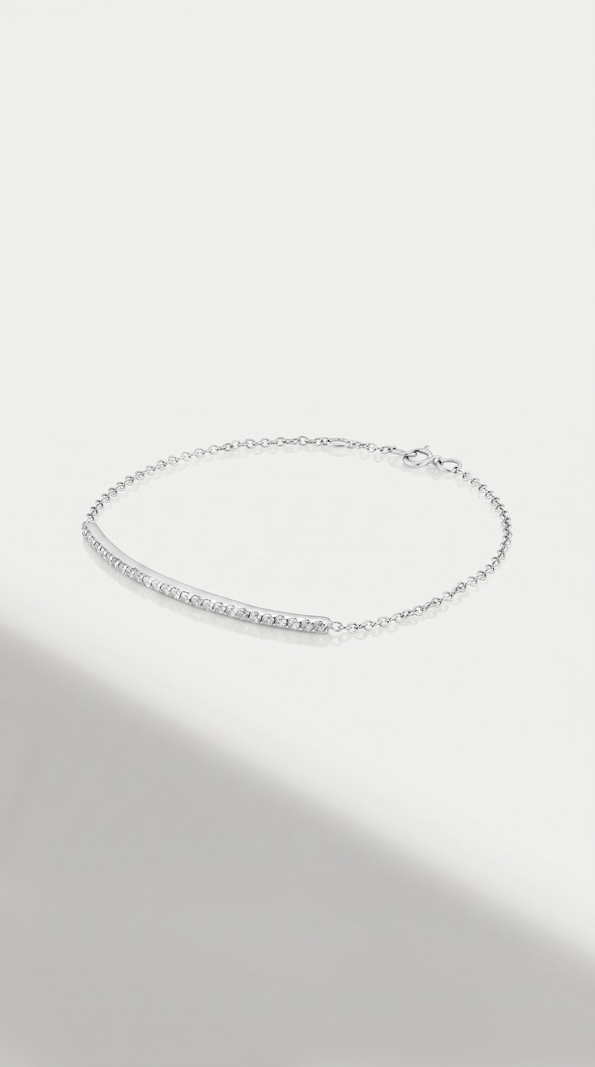 Thin Semi Bangle Bracelet