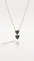 Double Black Coeur Pendant
