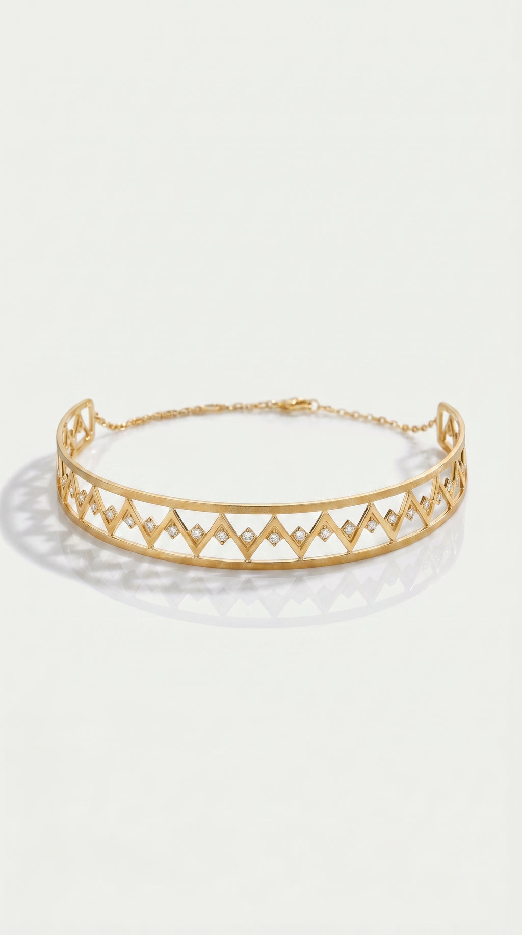 Bogolanfini Diamond Choker