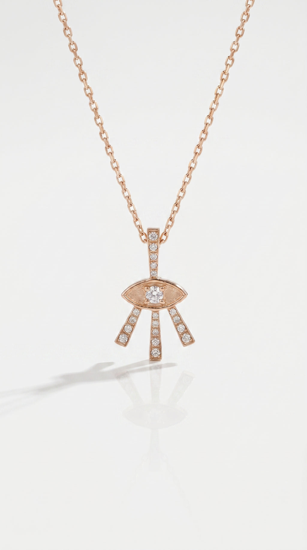 Tribal Diamond Eye Necklace