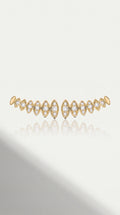Marquise Diamond Illusion Earrings