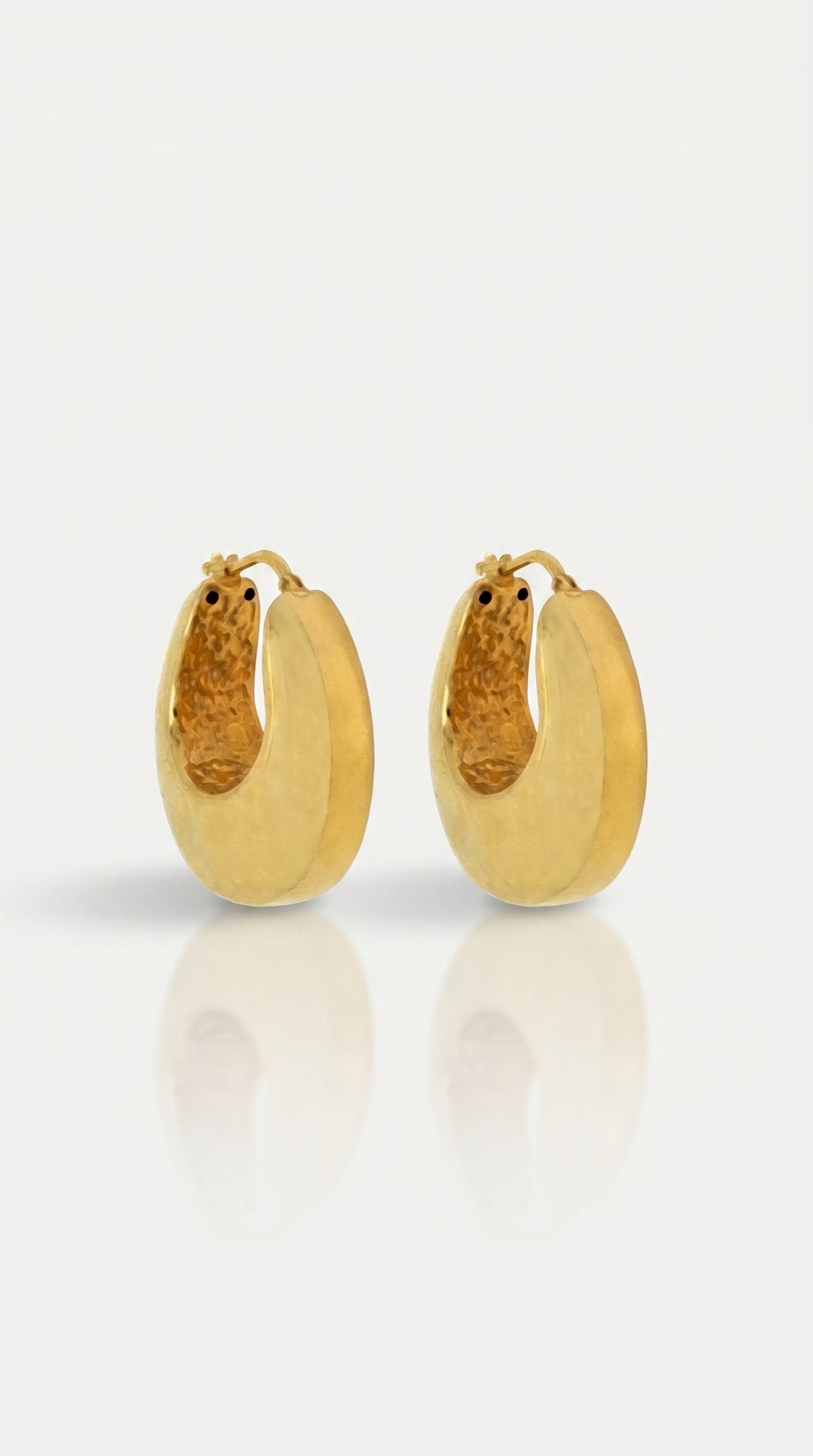 Plump Hoop Earrings