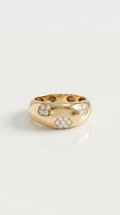 Diamond Cluster Ring