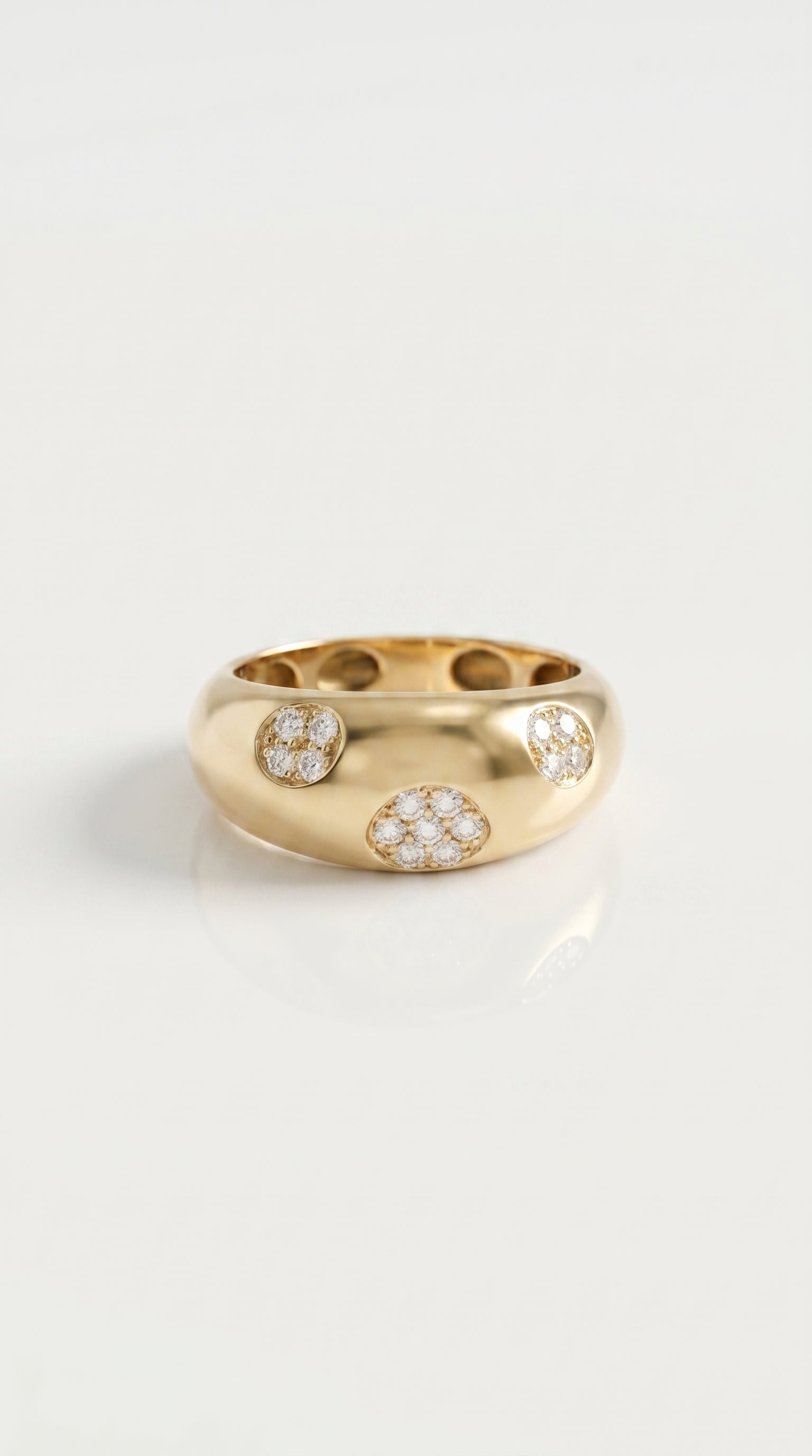 Diamond Cluster Ring
