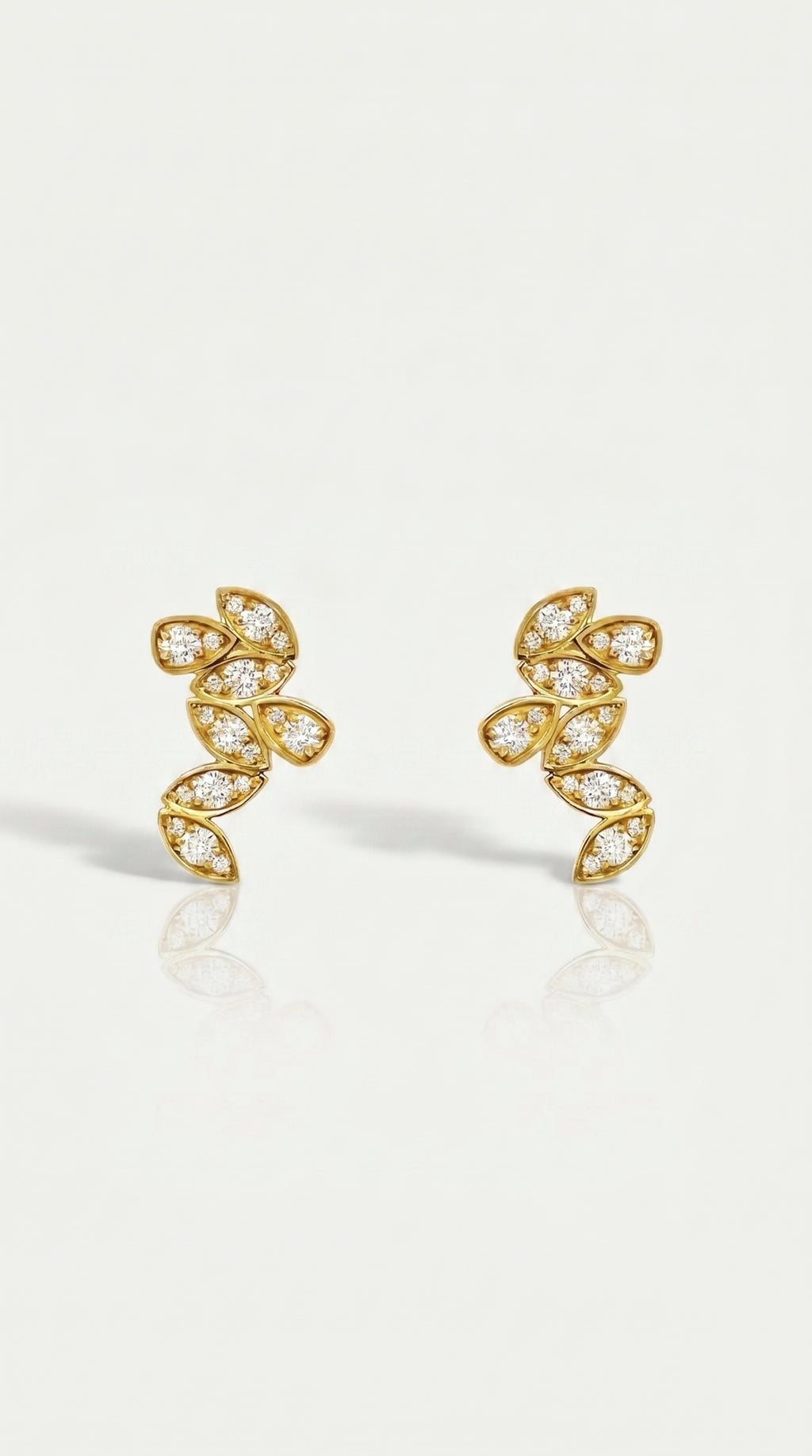 Diamond Cluster Earrings