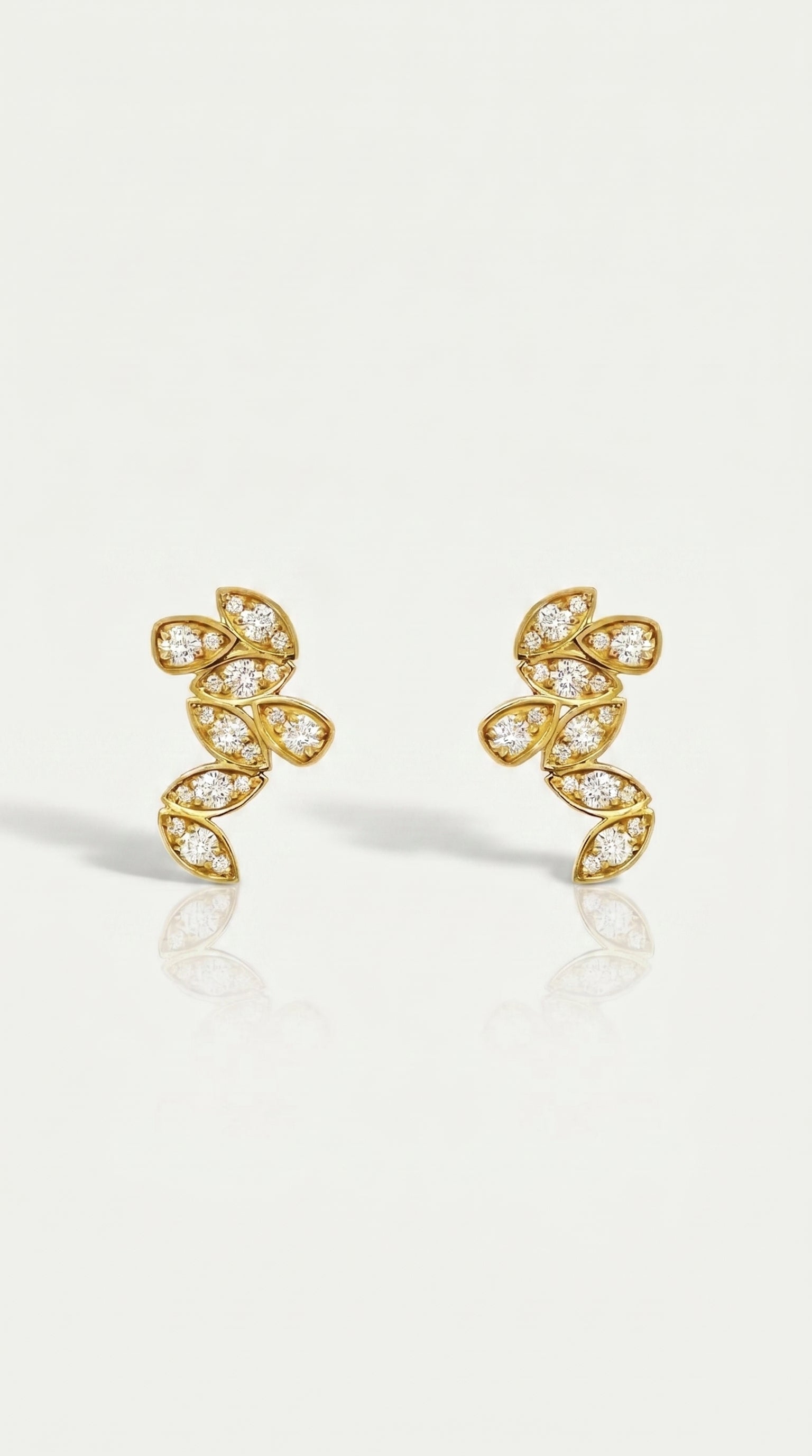 Diamond Cluster Earrings