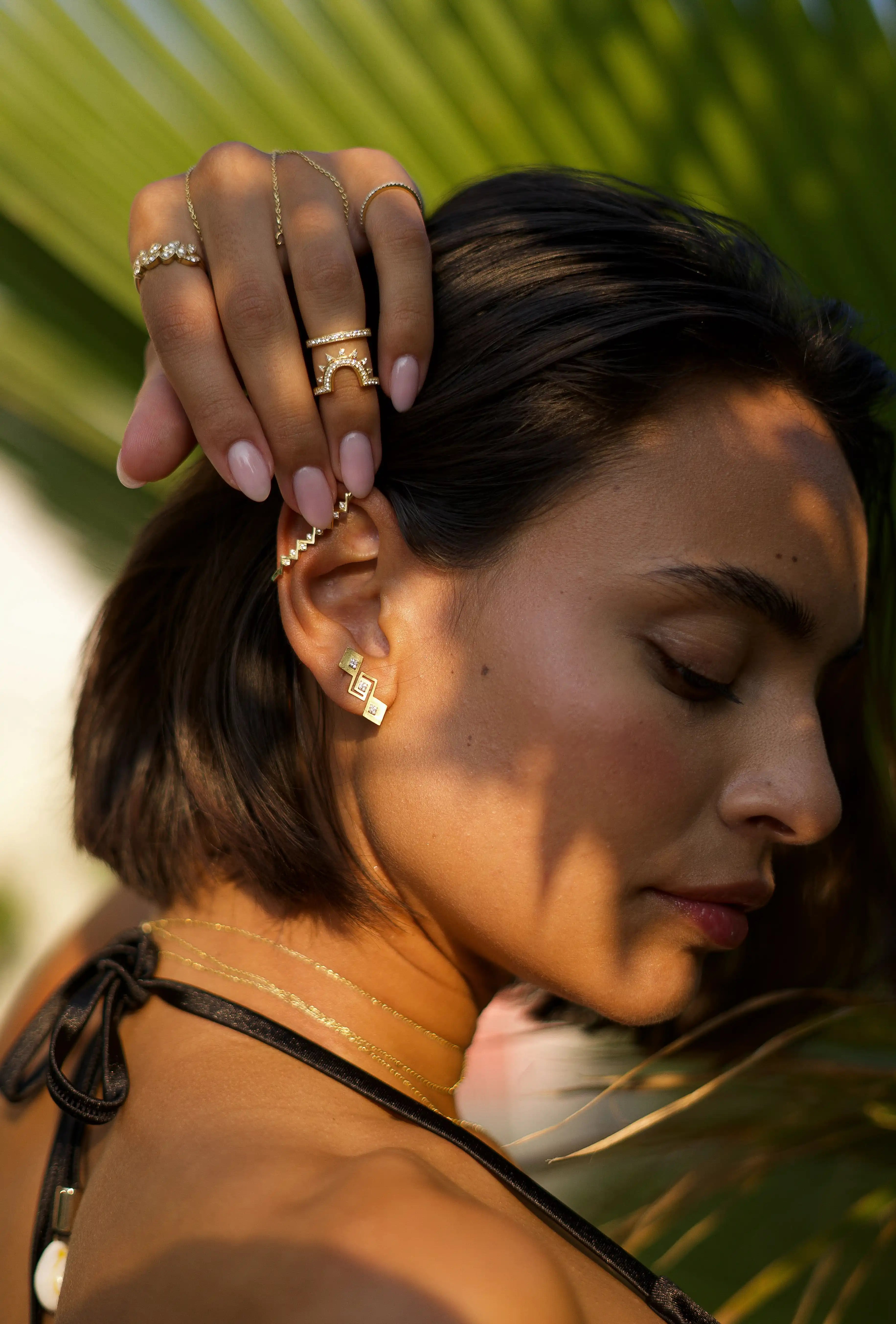 Ankara Gold Earrings