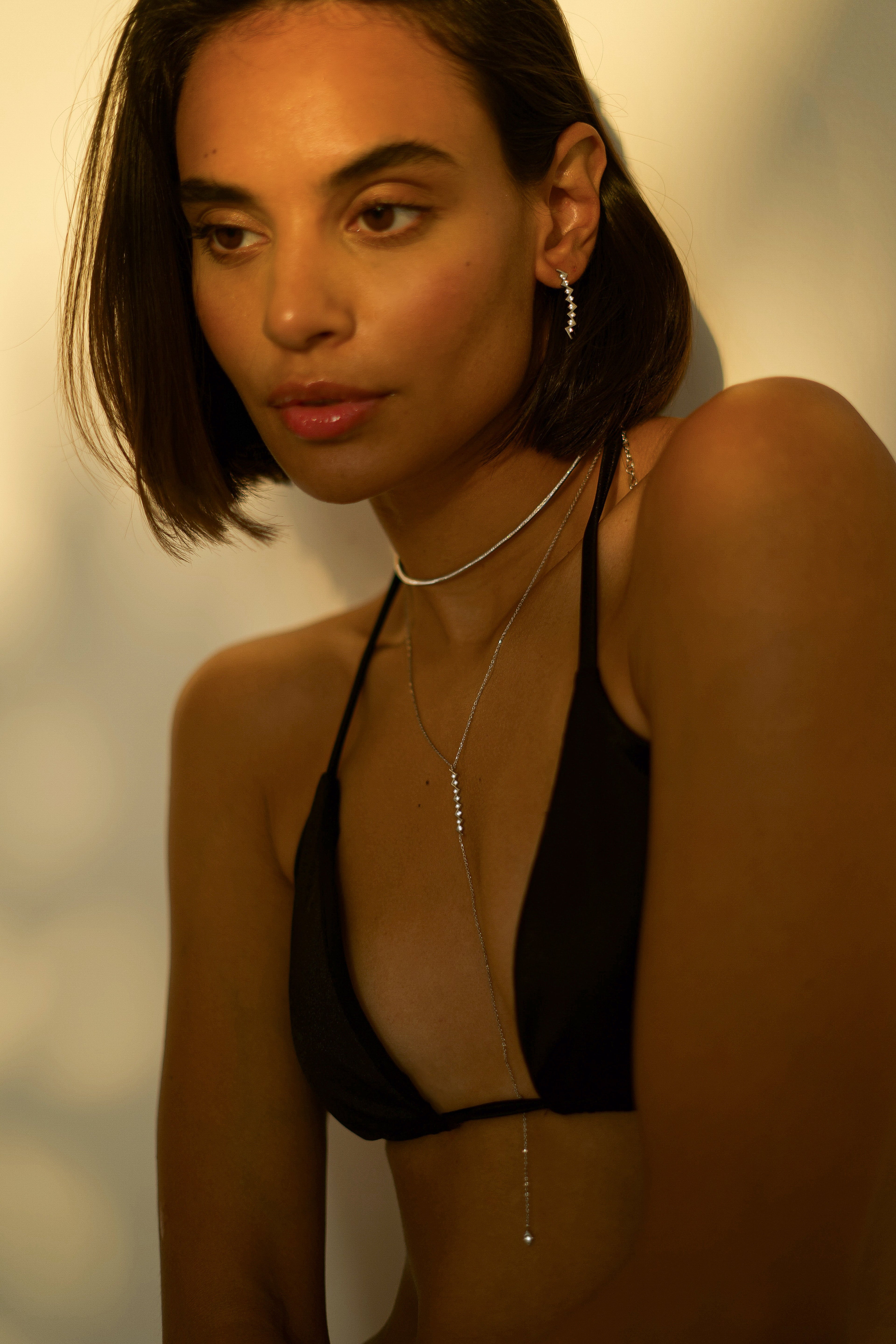 Bogolanfini Diamond Earrings