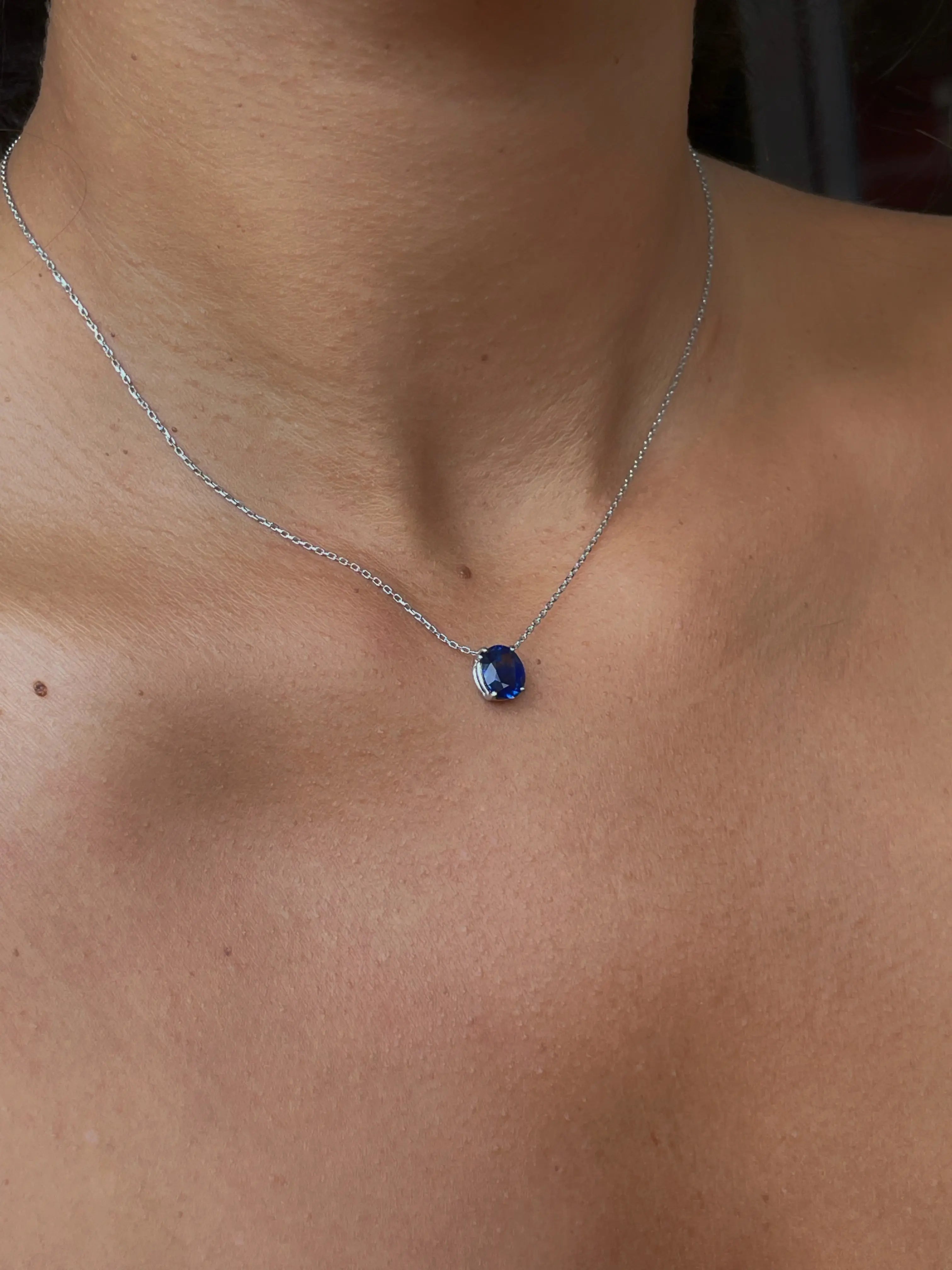 Blue Sapphire Pendant