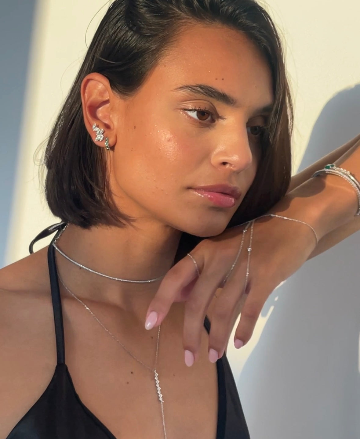 Diamond Cluster Earrings