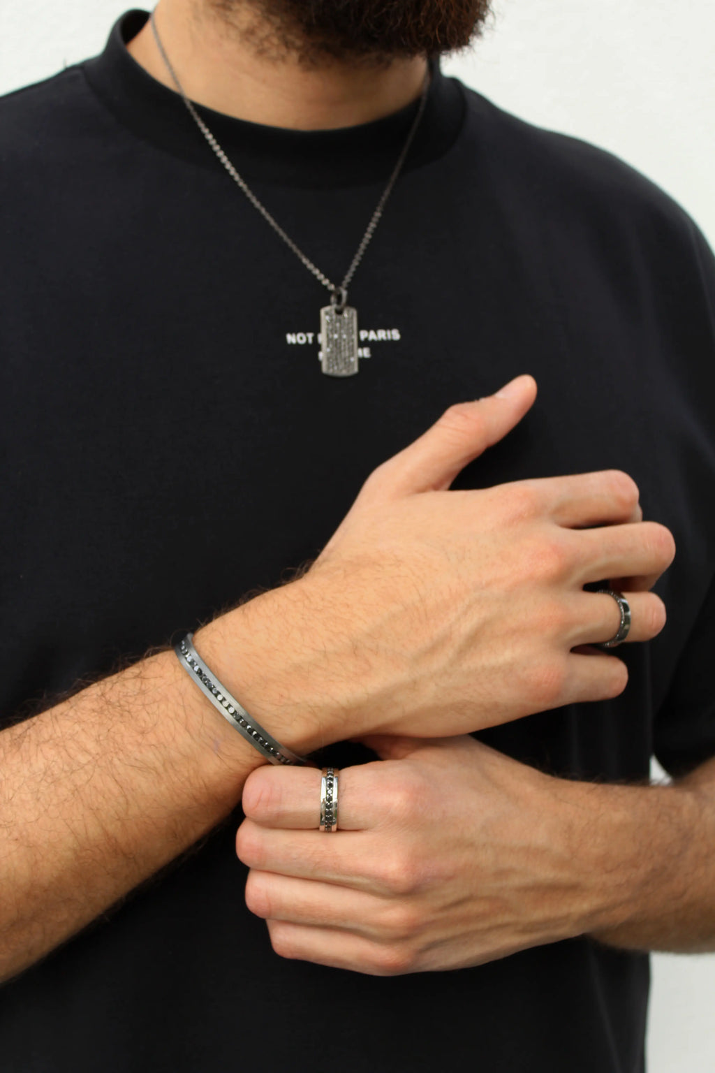 Black on Black Bangle