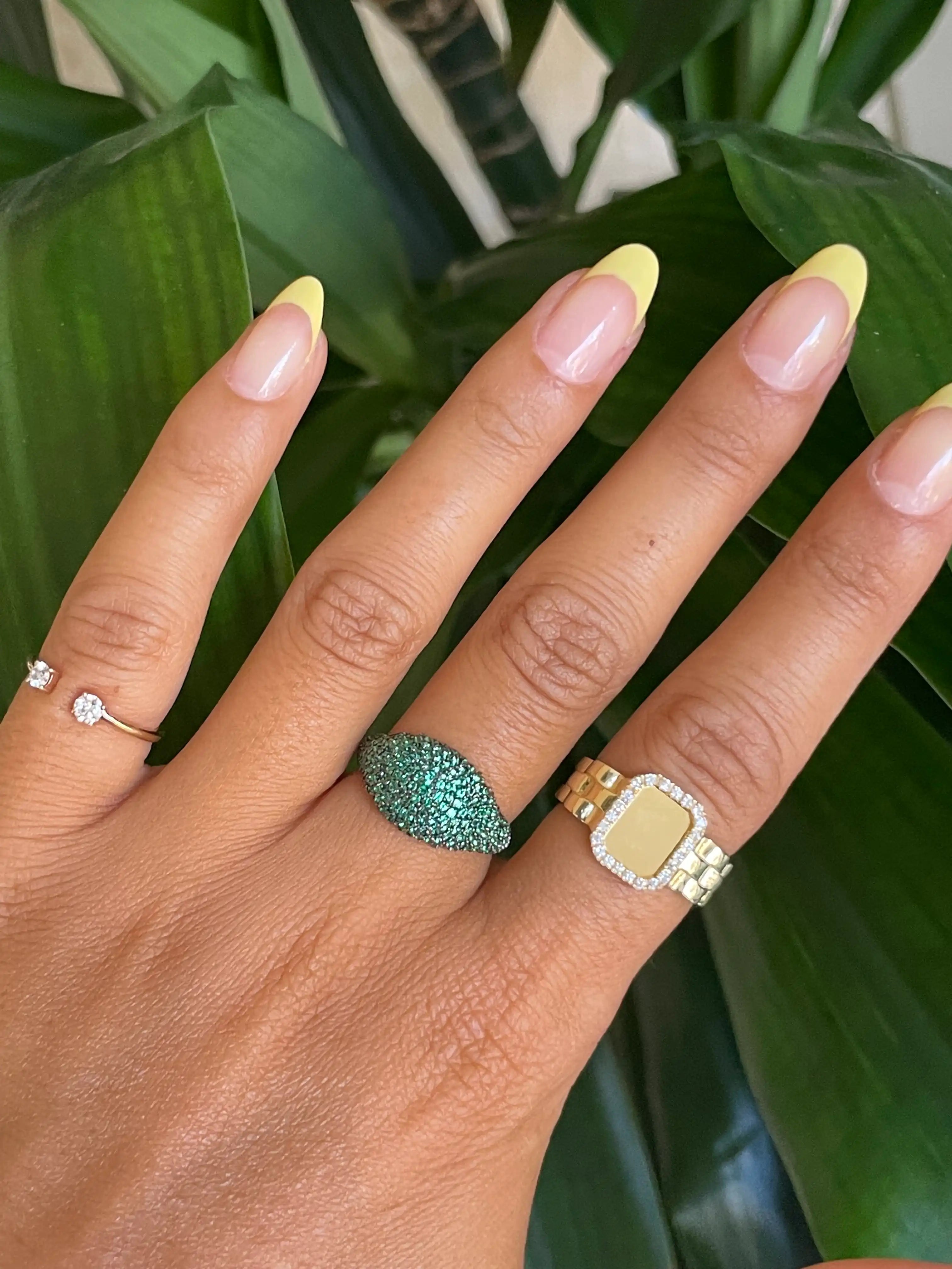 Diamond Pave Rolex Ring