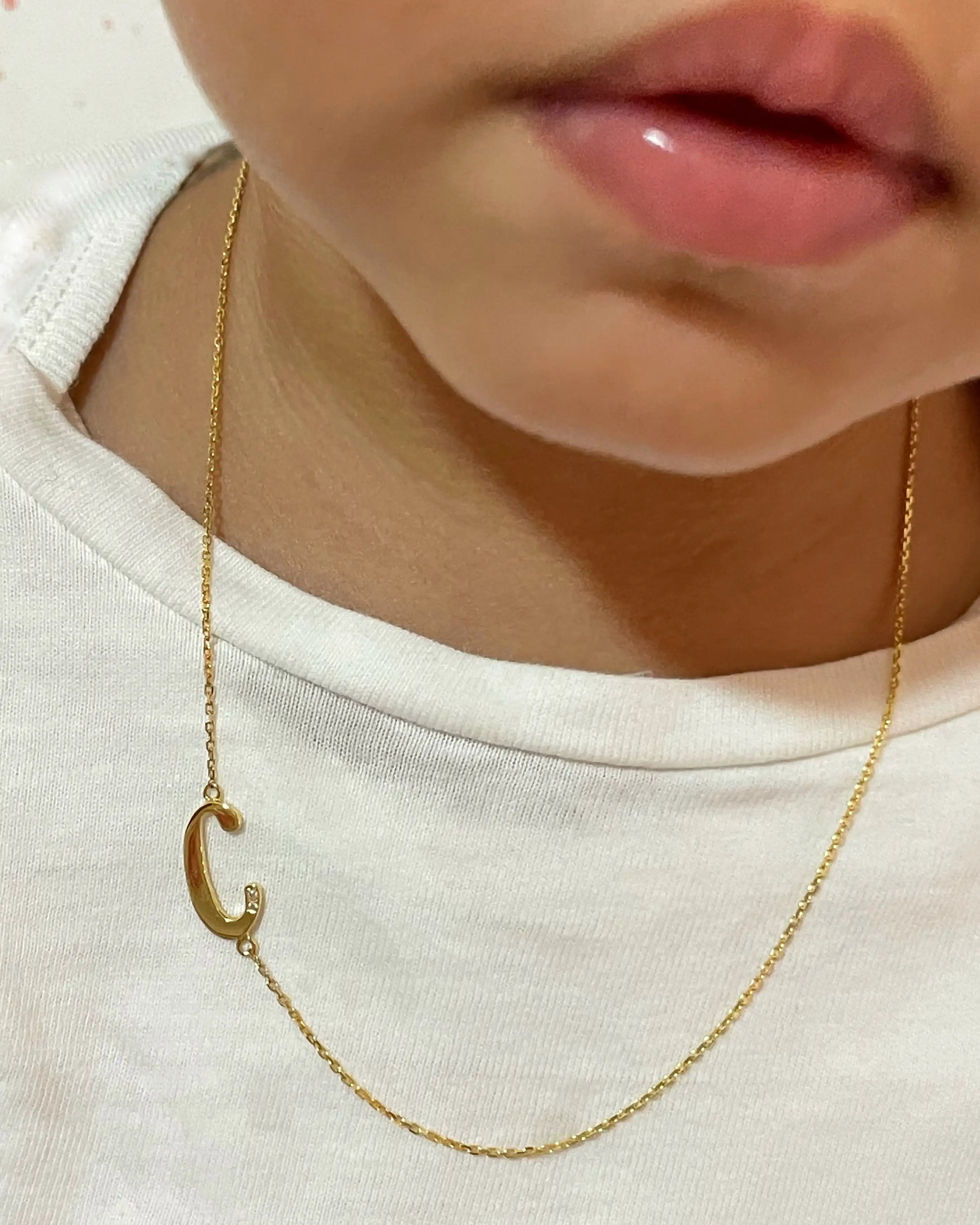 Initial Letter Necklace