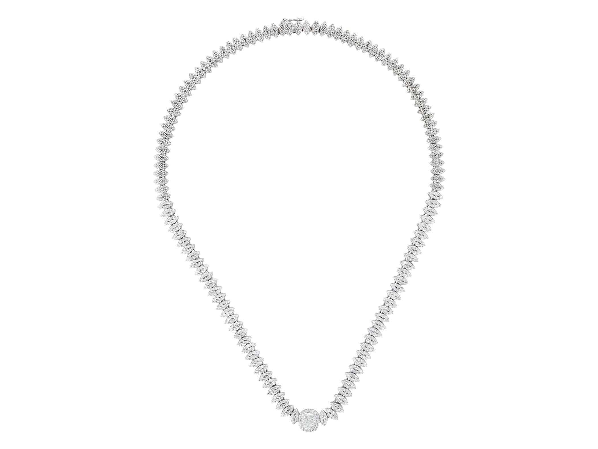Cushion Marquise Illusion Necklace