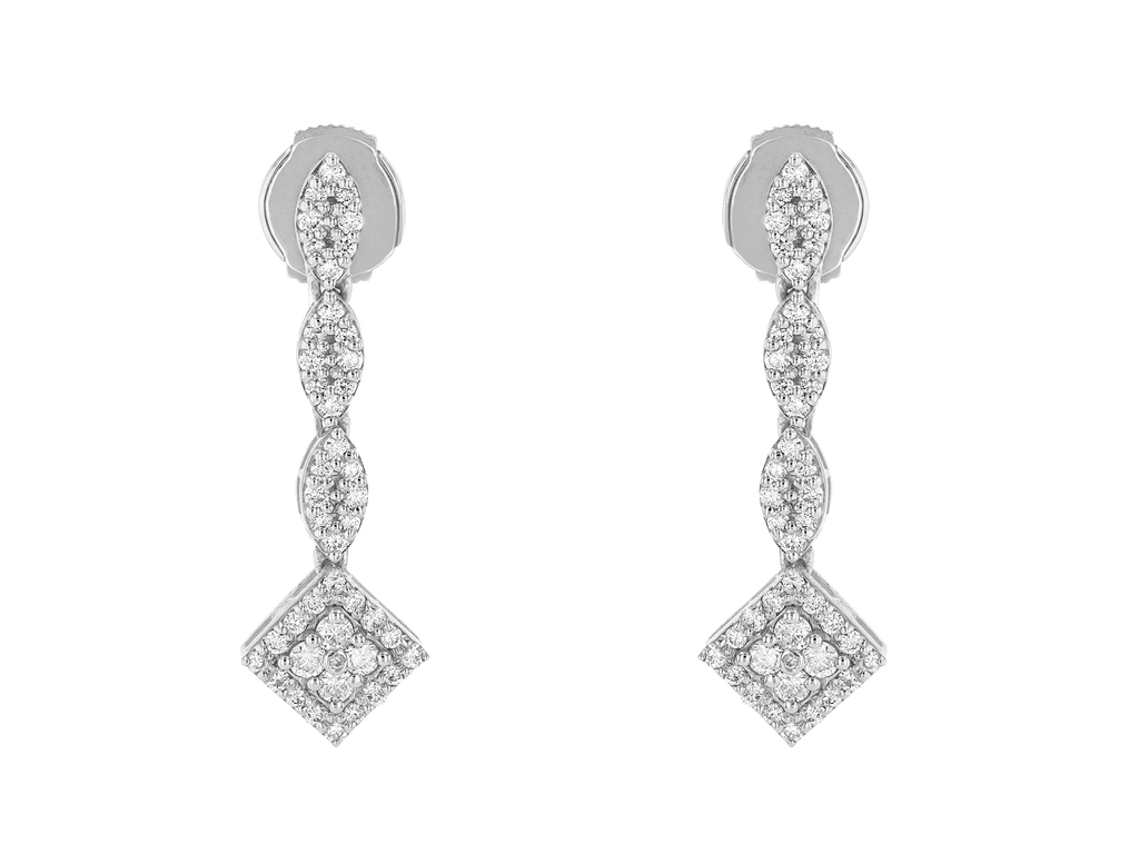 Princess Marquise Diamond Earrings