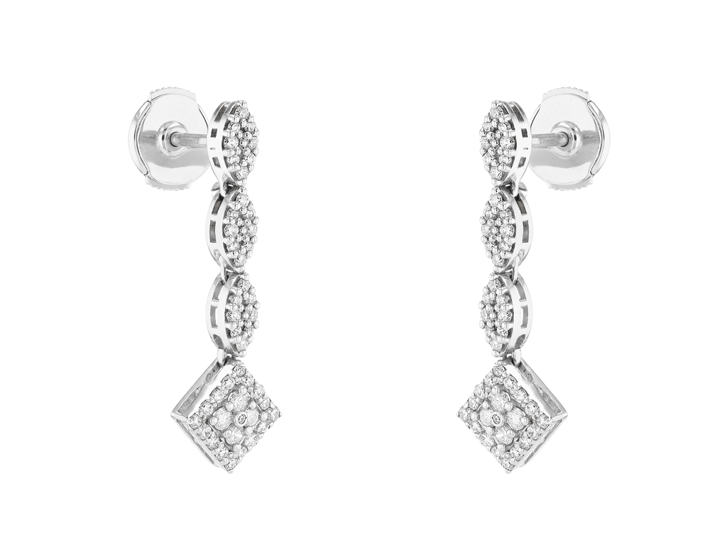 Princess Marquise Diamond Earrings
