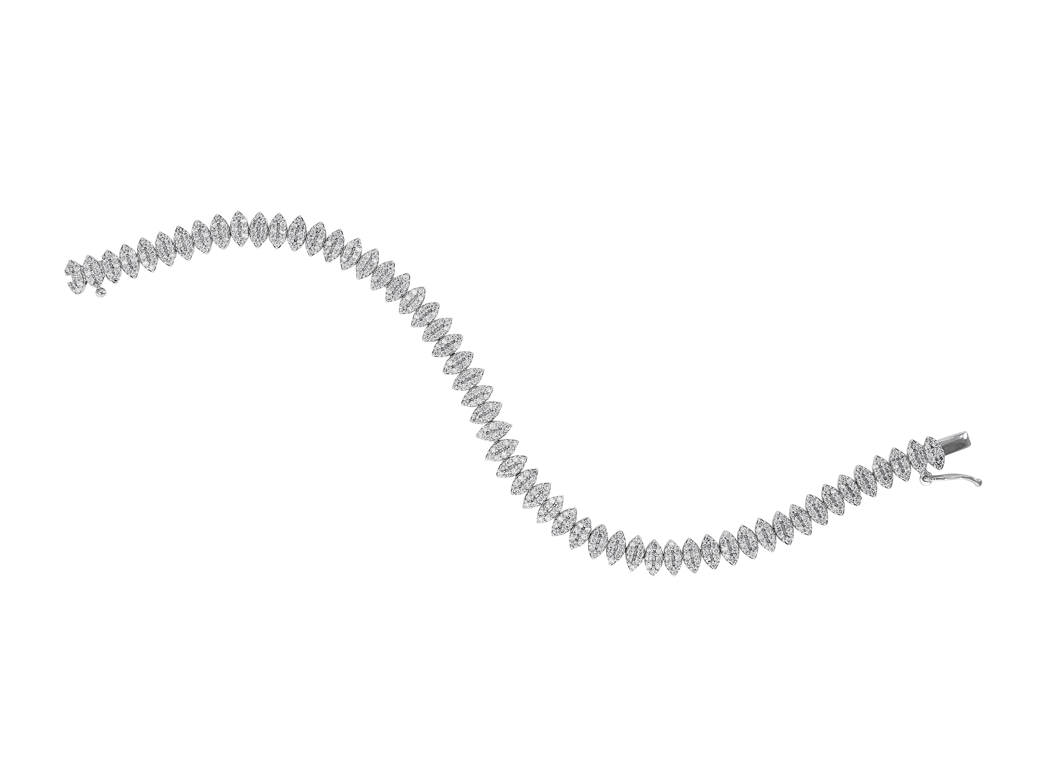 Marquise Illusion Tennis Bracelet