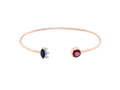 Tourmaline Sapphire Marquise Bangle