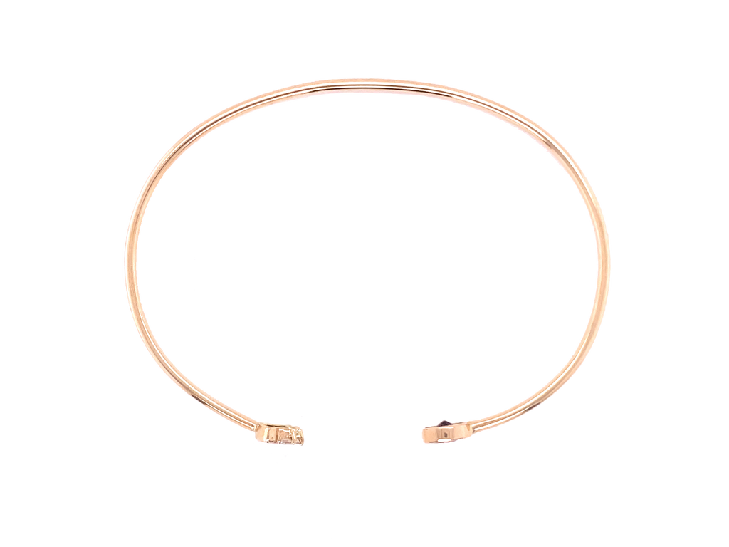 Tourmaline Sapphire Marquise Bangle