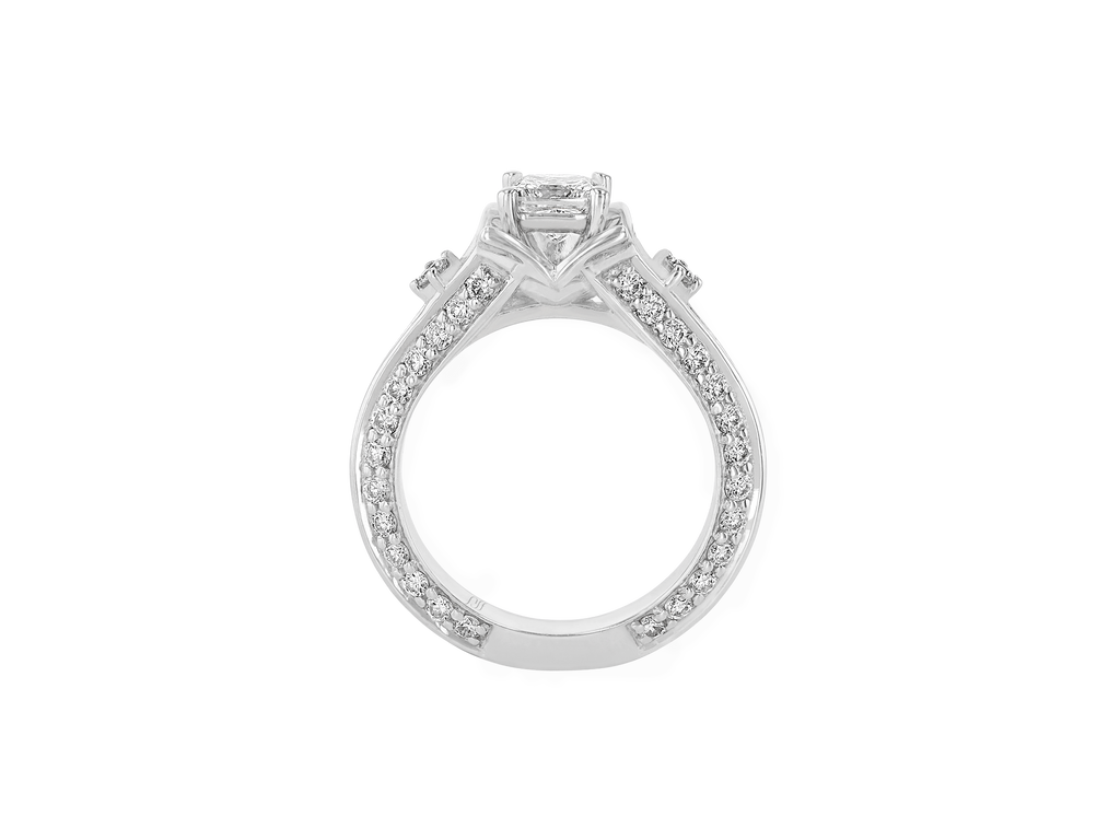 Princess Shield Diamond Solitaire