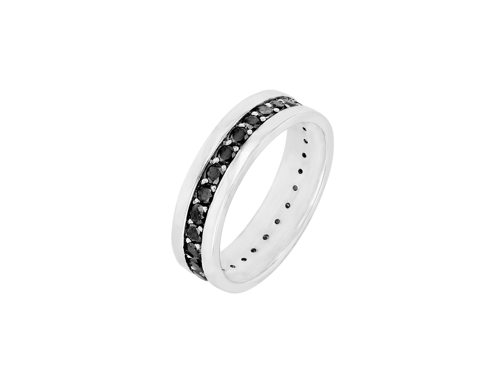 Black Diamond Pave Ring