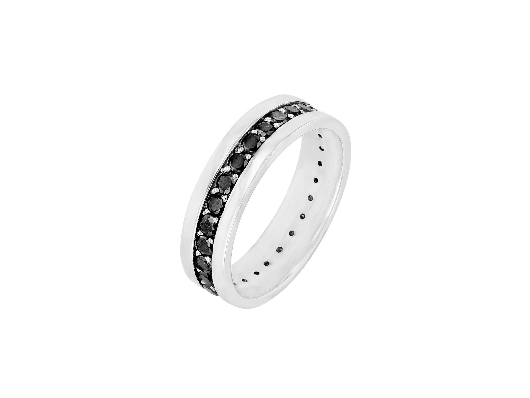 Black Diamond Pave Ring