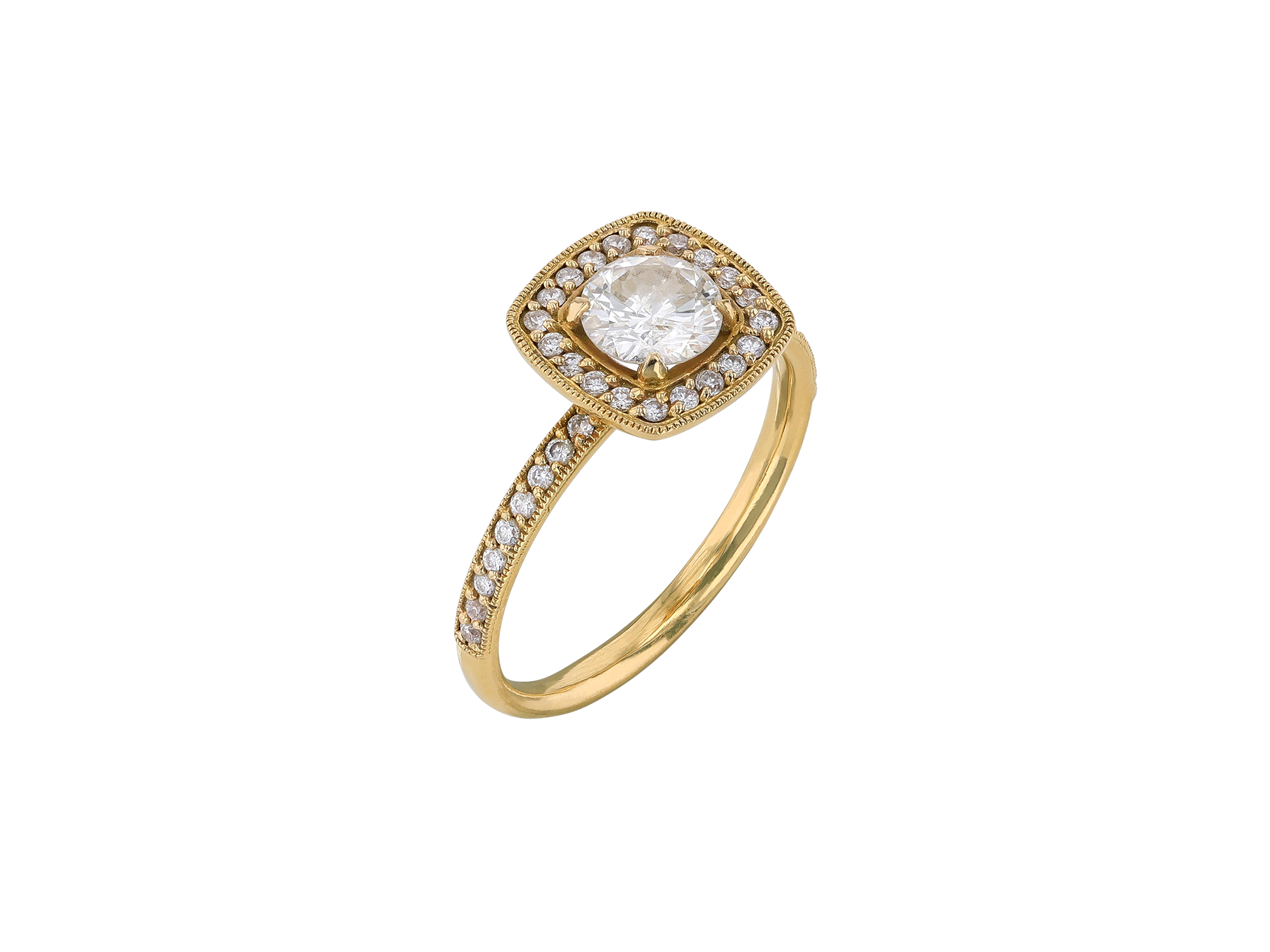 Vintage Diamond Solitaire Ring