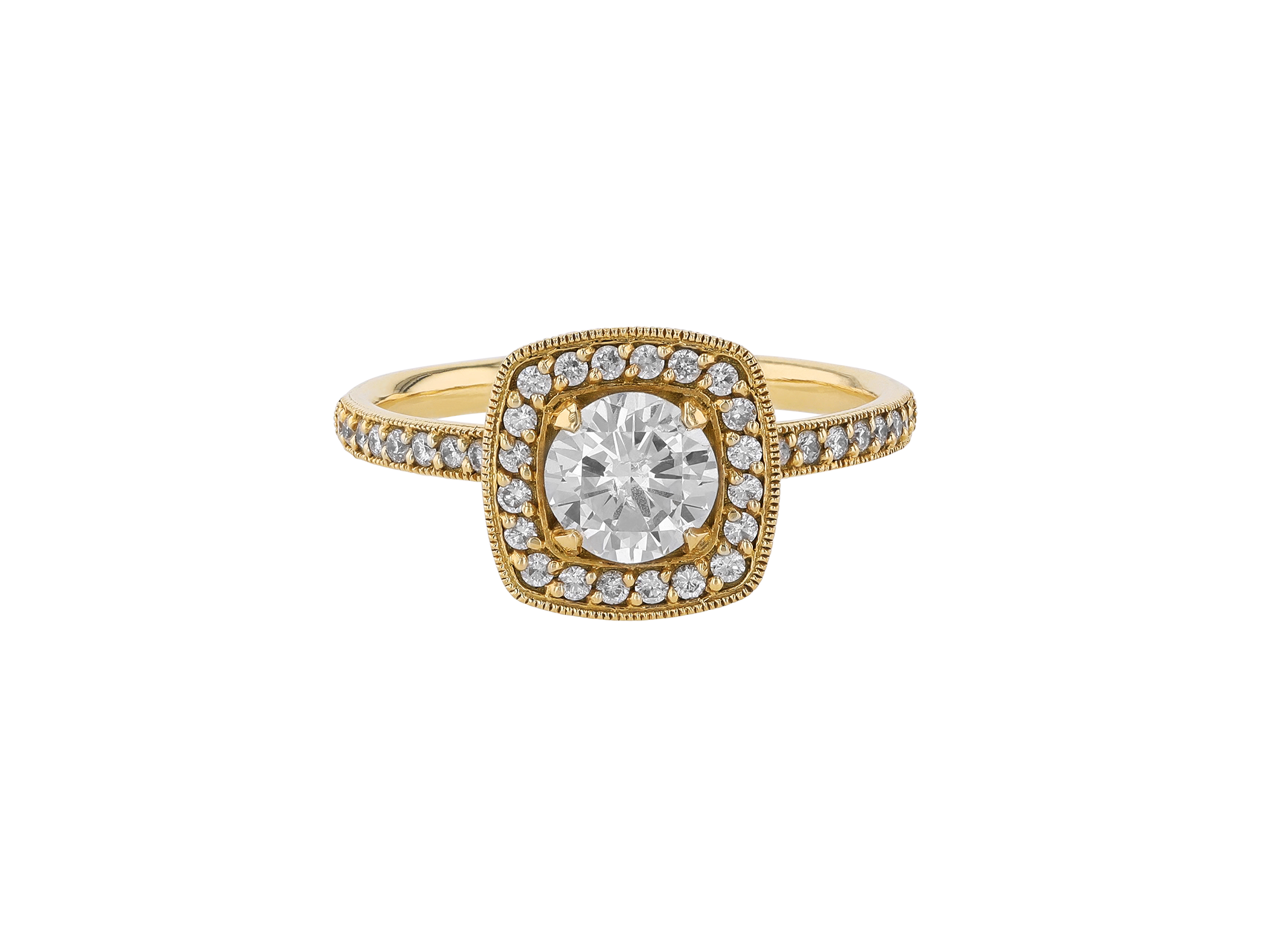 Vintage Diamond Solitaire Ring