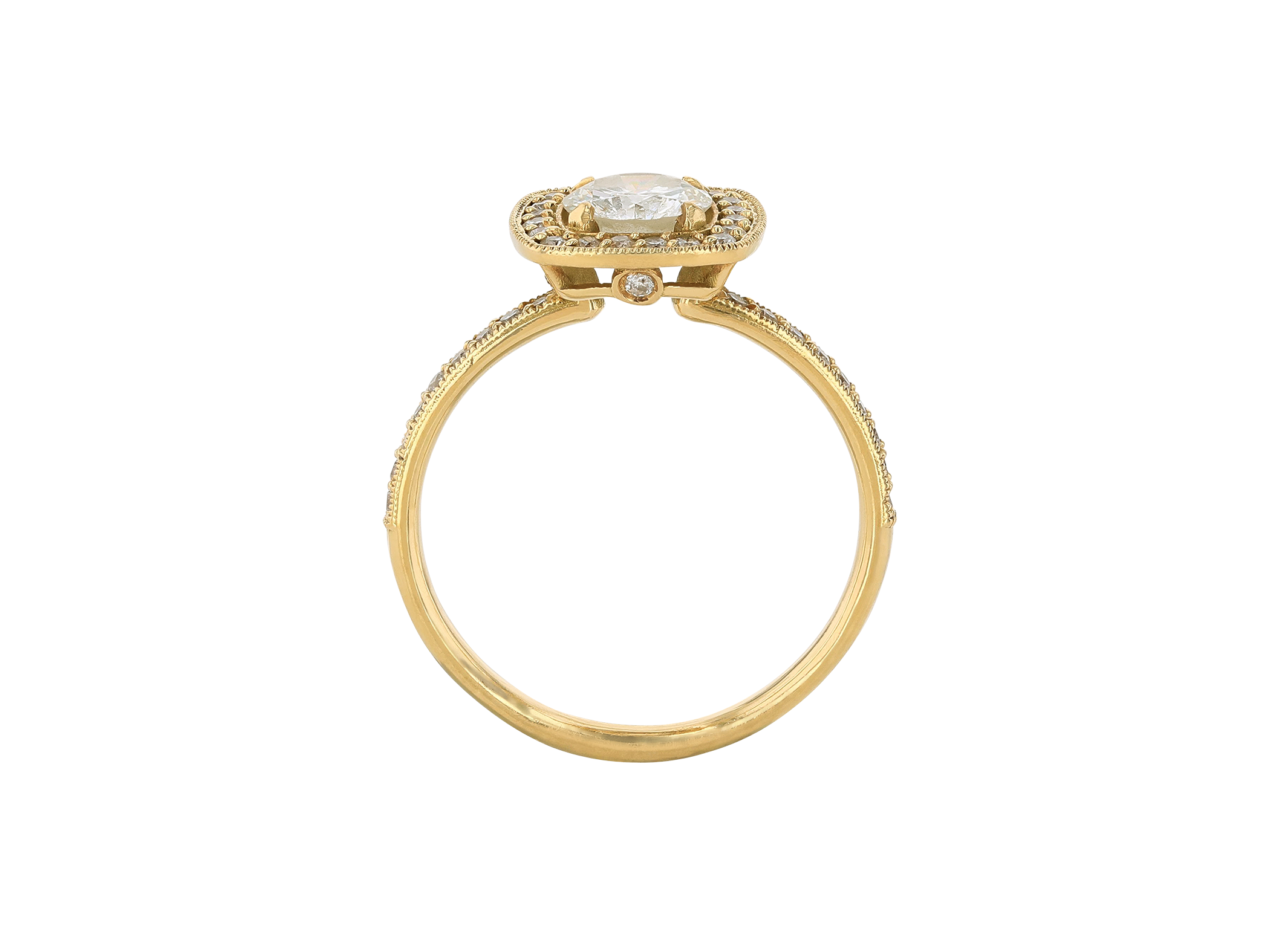 Vintage Diamond Solitaire Ring