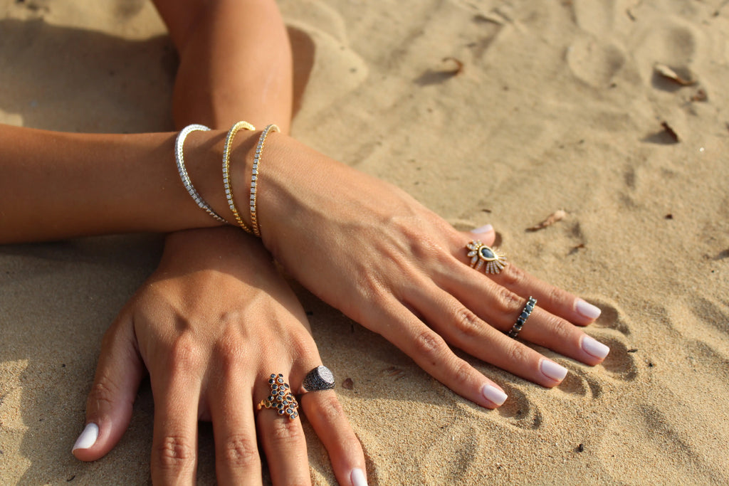 Stackable Diamond Bangle