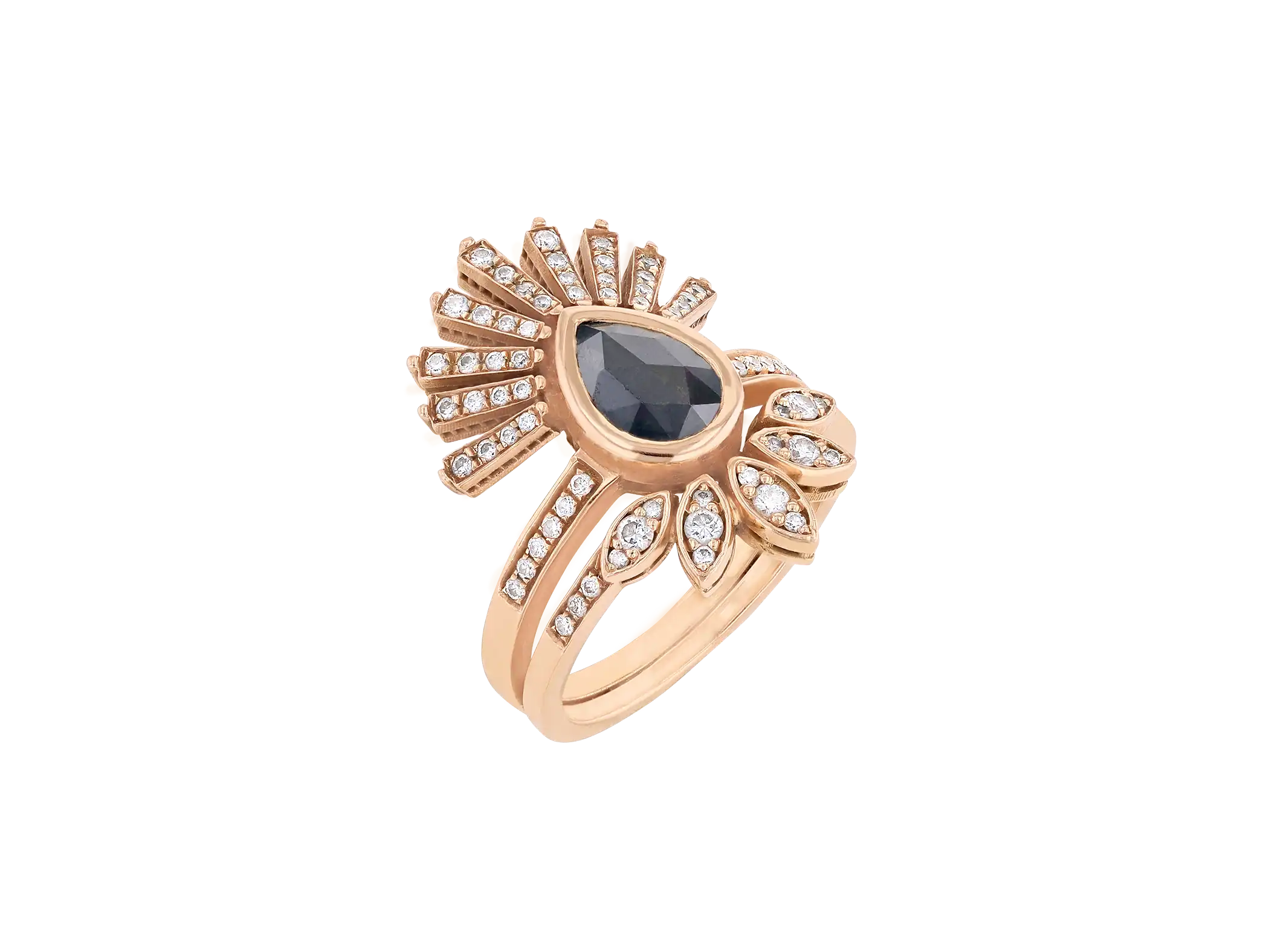 Sun Bloom Diamond Ring