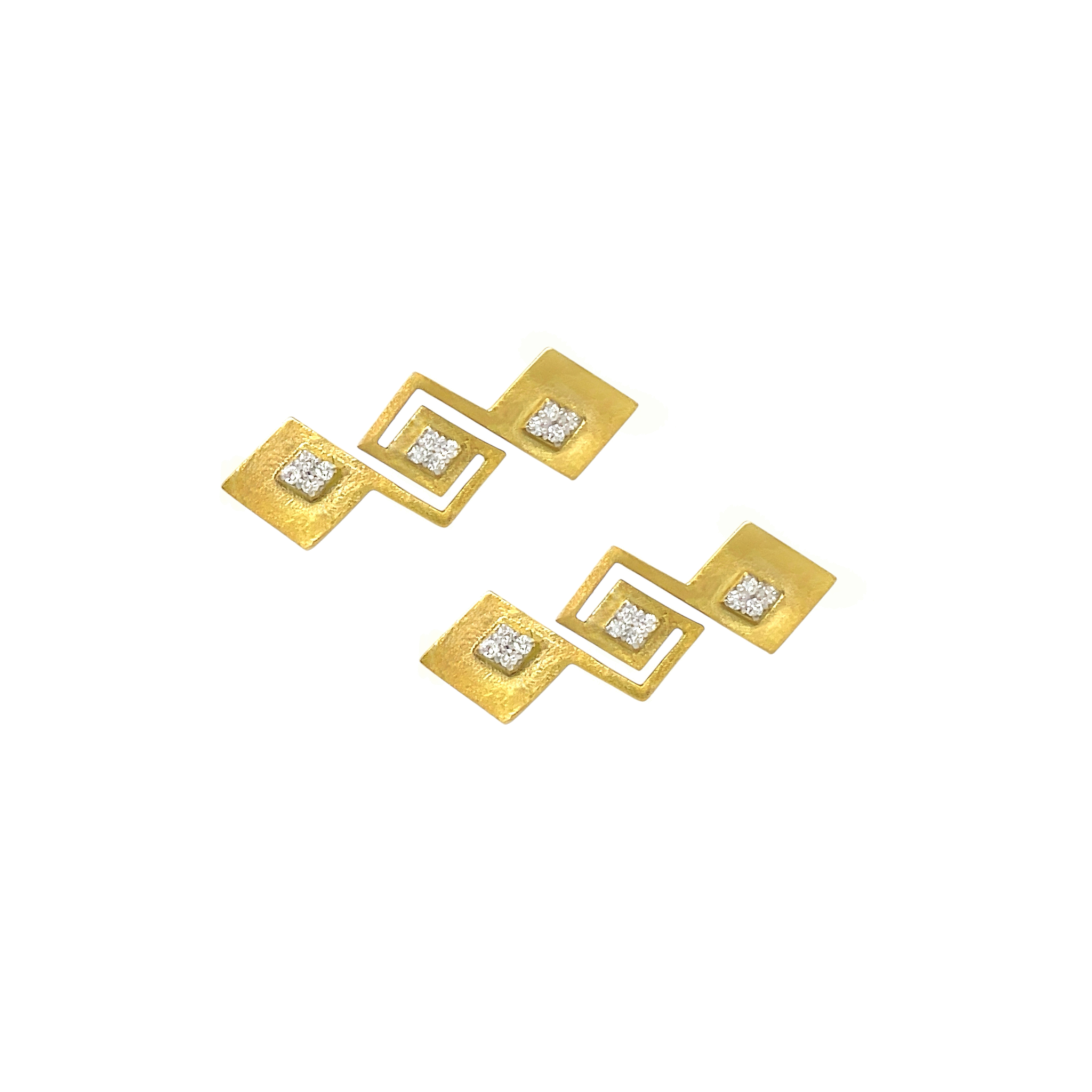 Ankara Gold Earrings