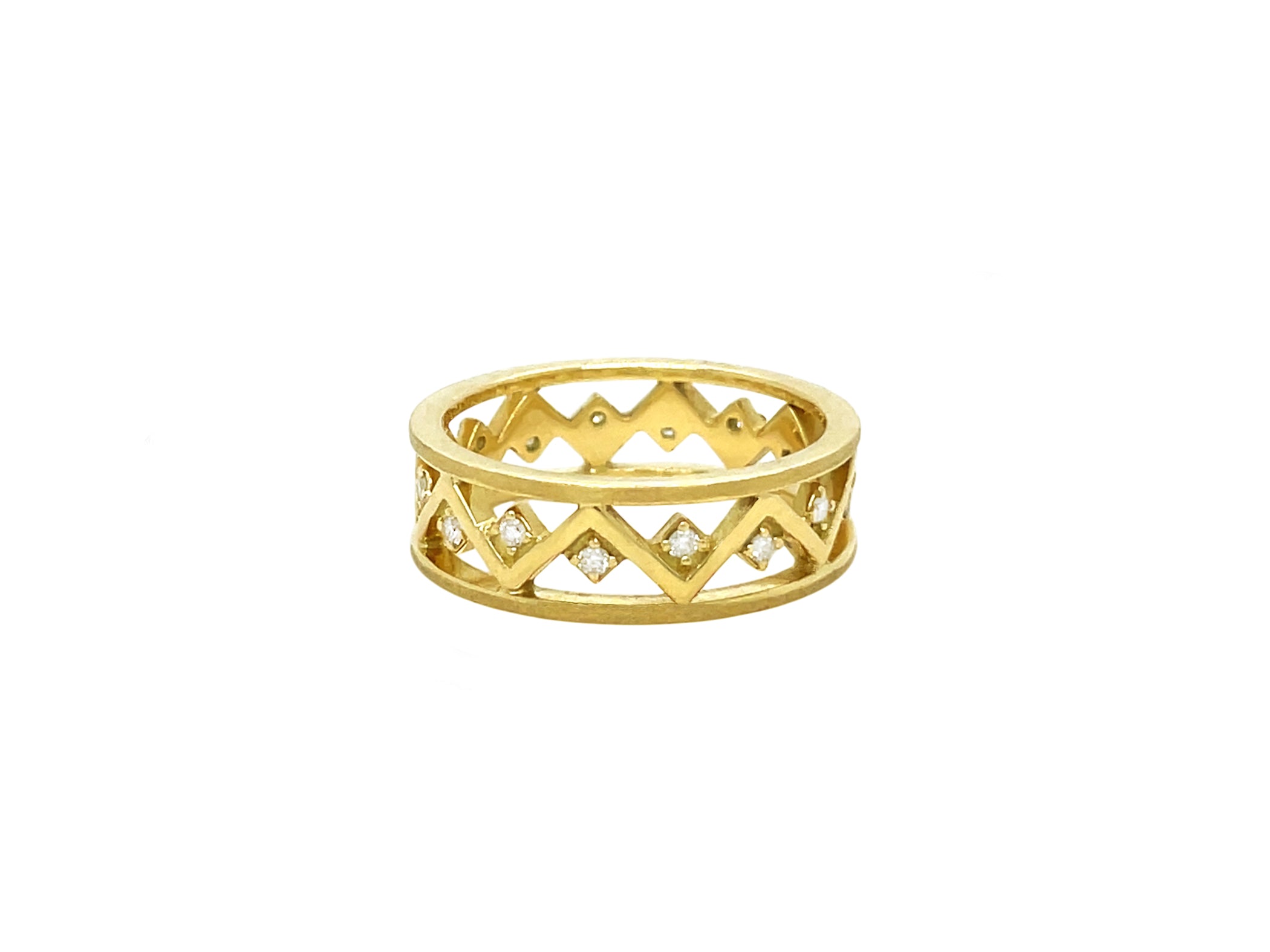 Bogolanfini Eternity Ring