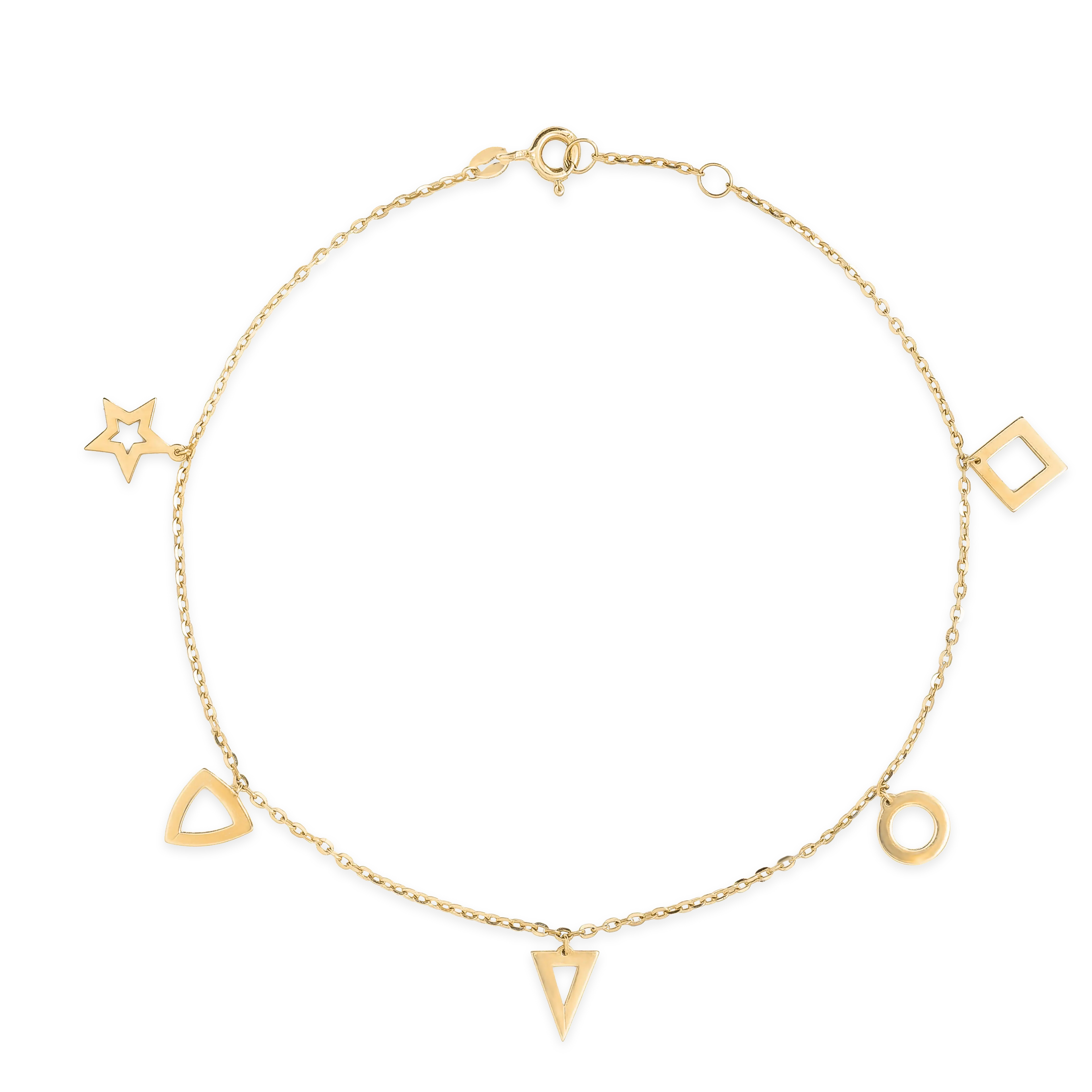 Gold Charm Anklet