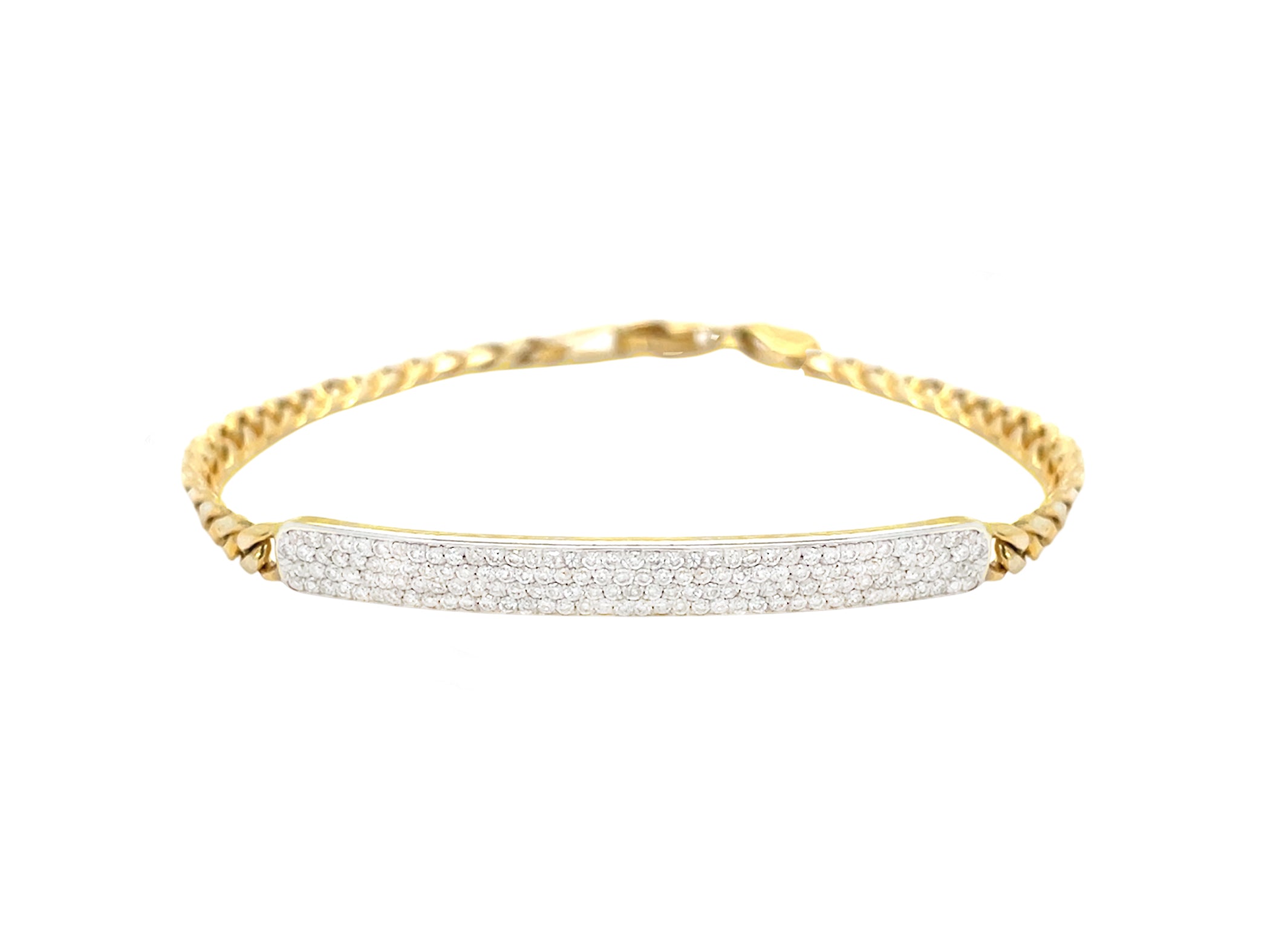 Diamond Plaque Cuban Chain