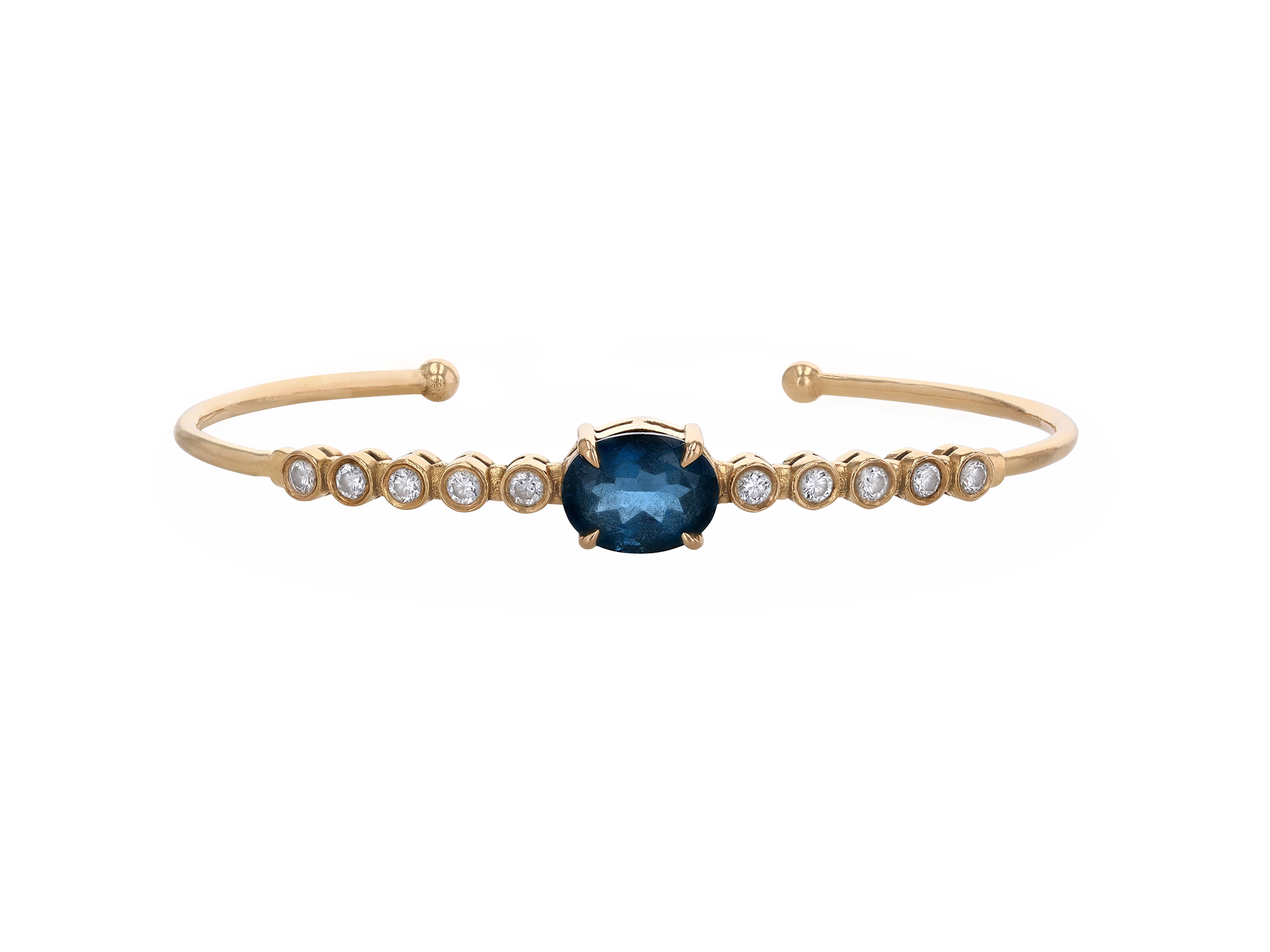 Into The Blue Sapphire Bangle