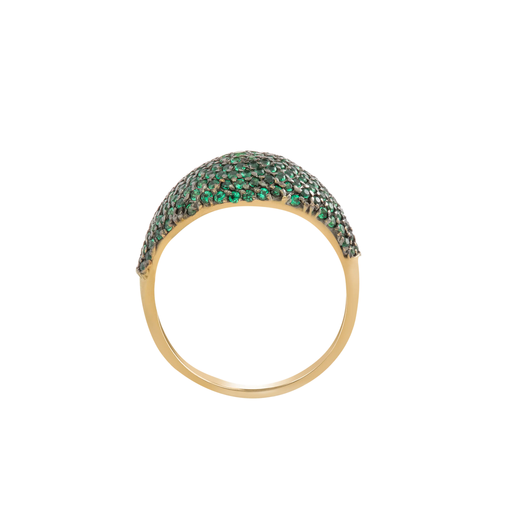 Tsavorite Ombre Ring