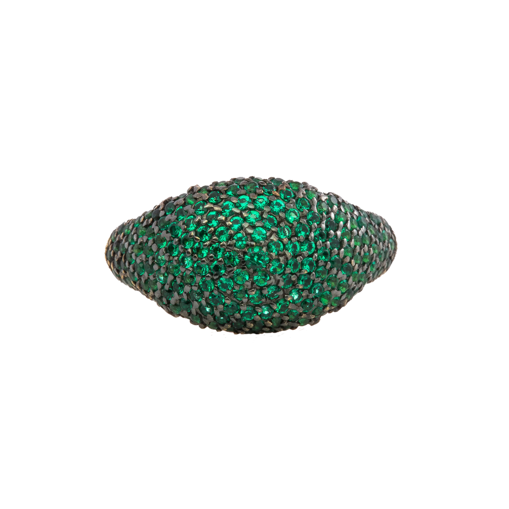 Tsavorite Ombre Ring