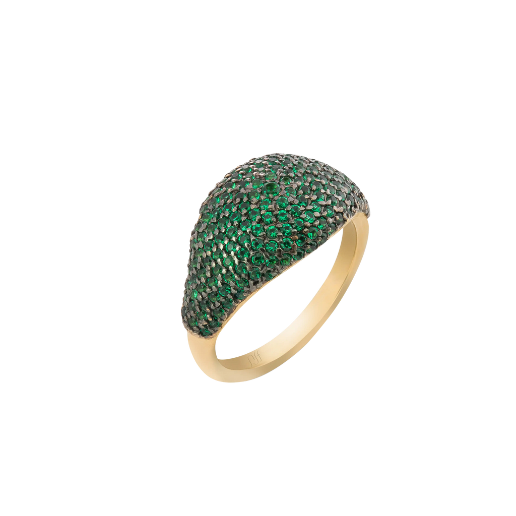 Tsavorite Ombre Ring