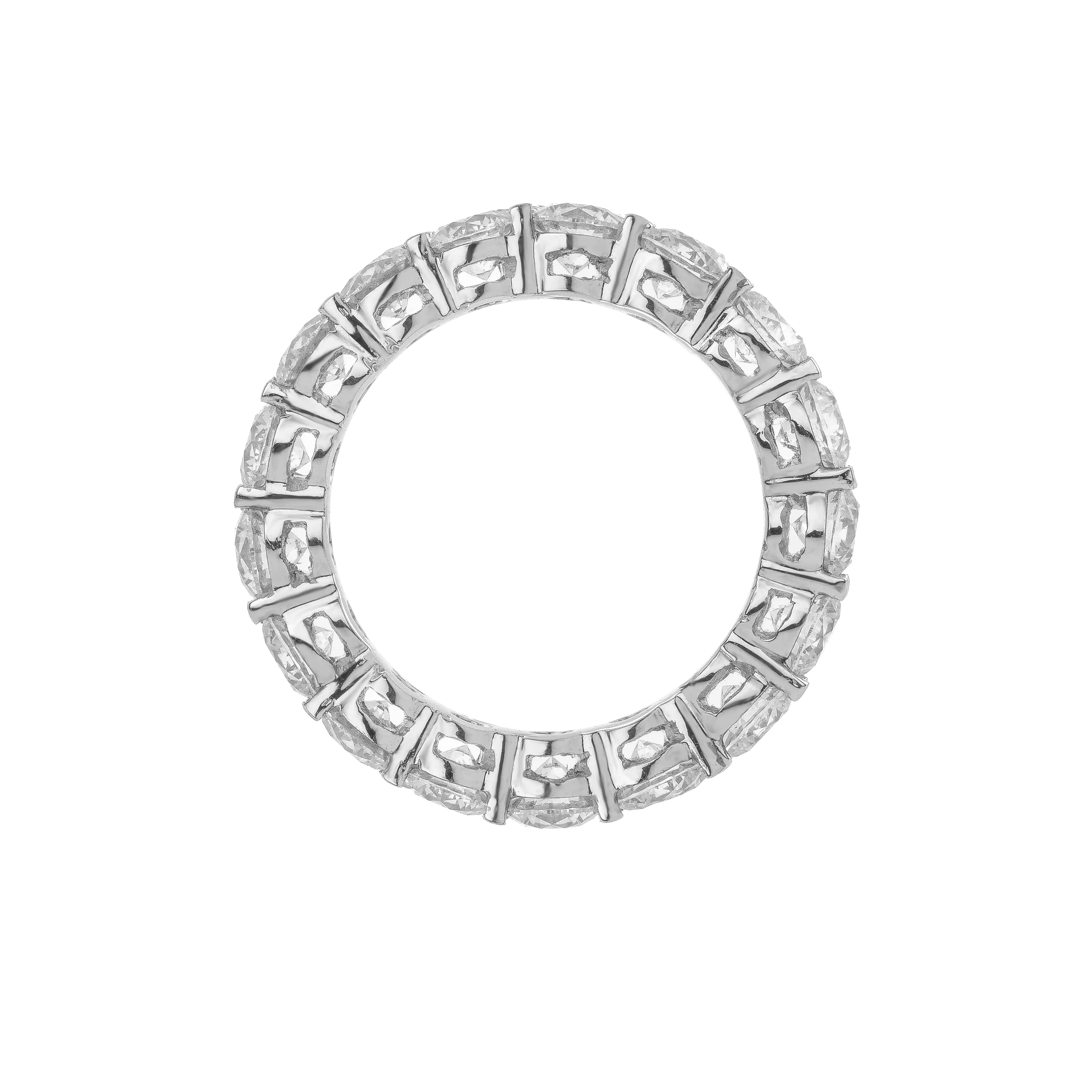 Round Diamond Eternity Band