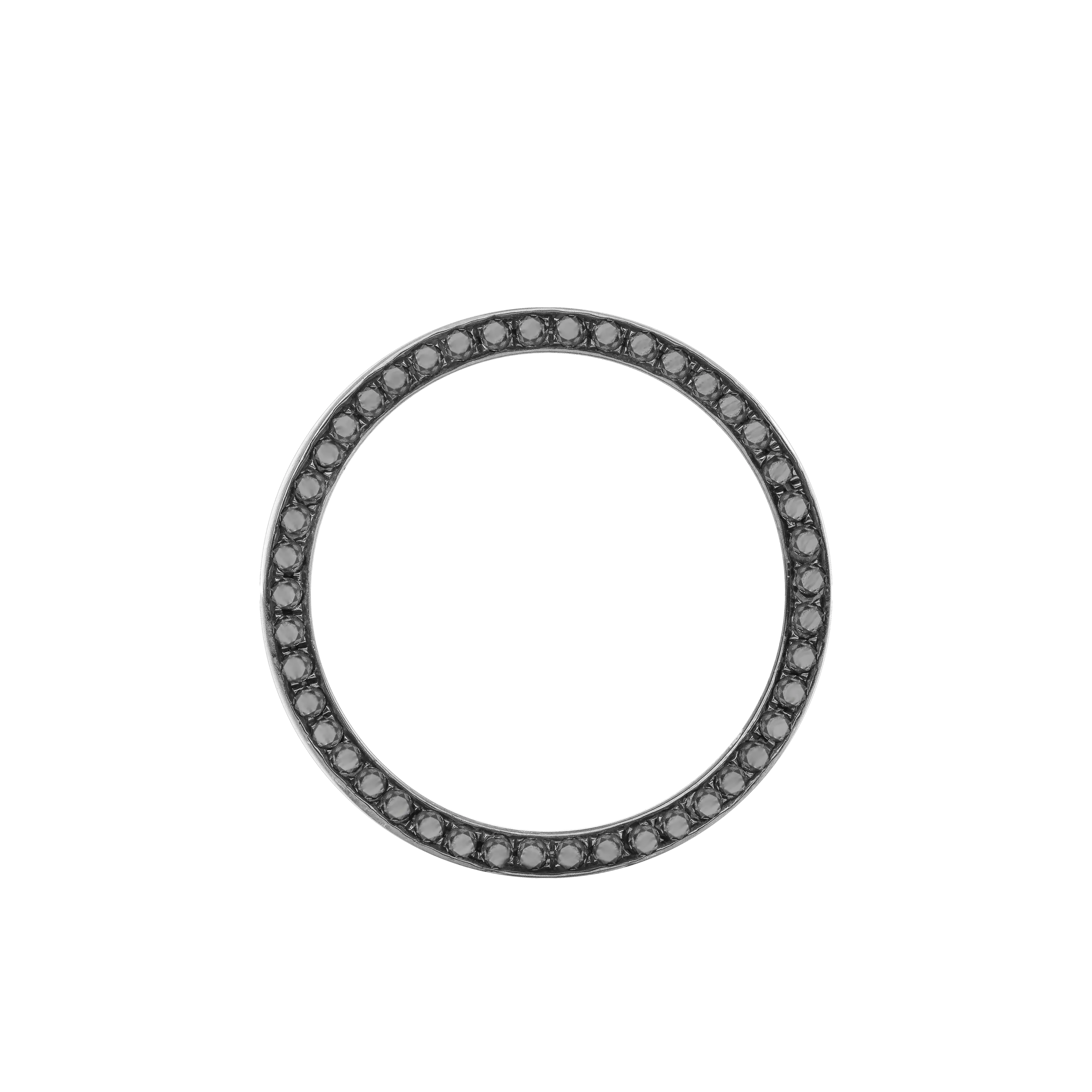 Black on Black Diamond Ring