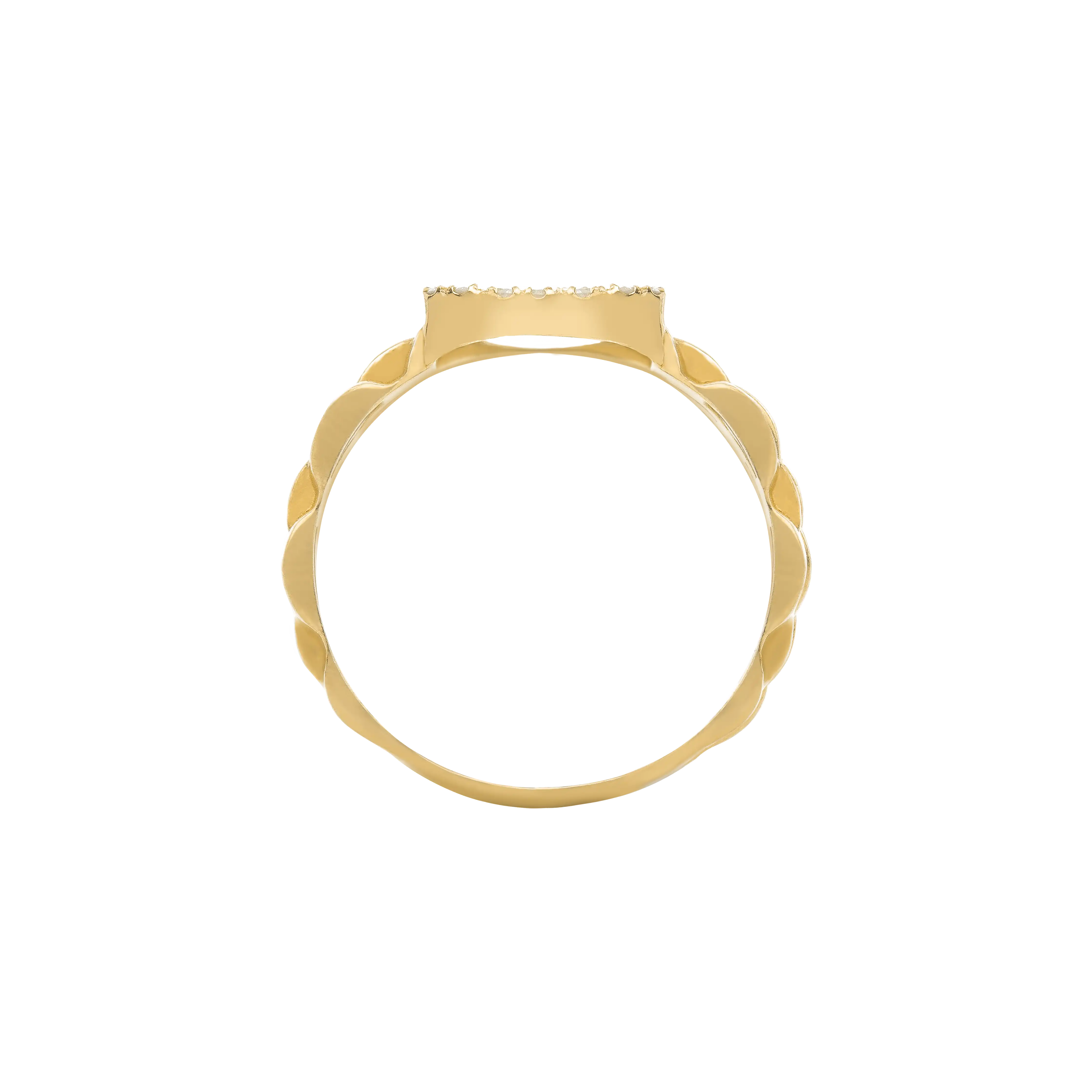 Diamond Pave Rolex Ring